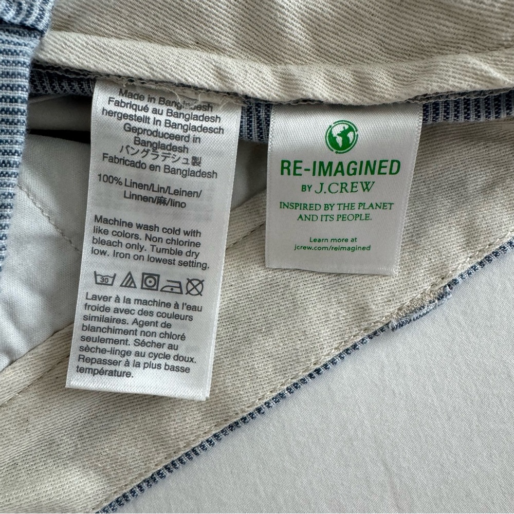 J Crew 9” Linen Shorts - Picture 6 of 7